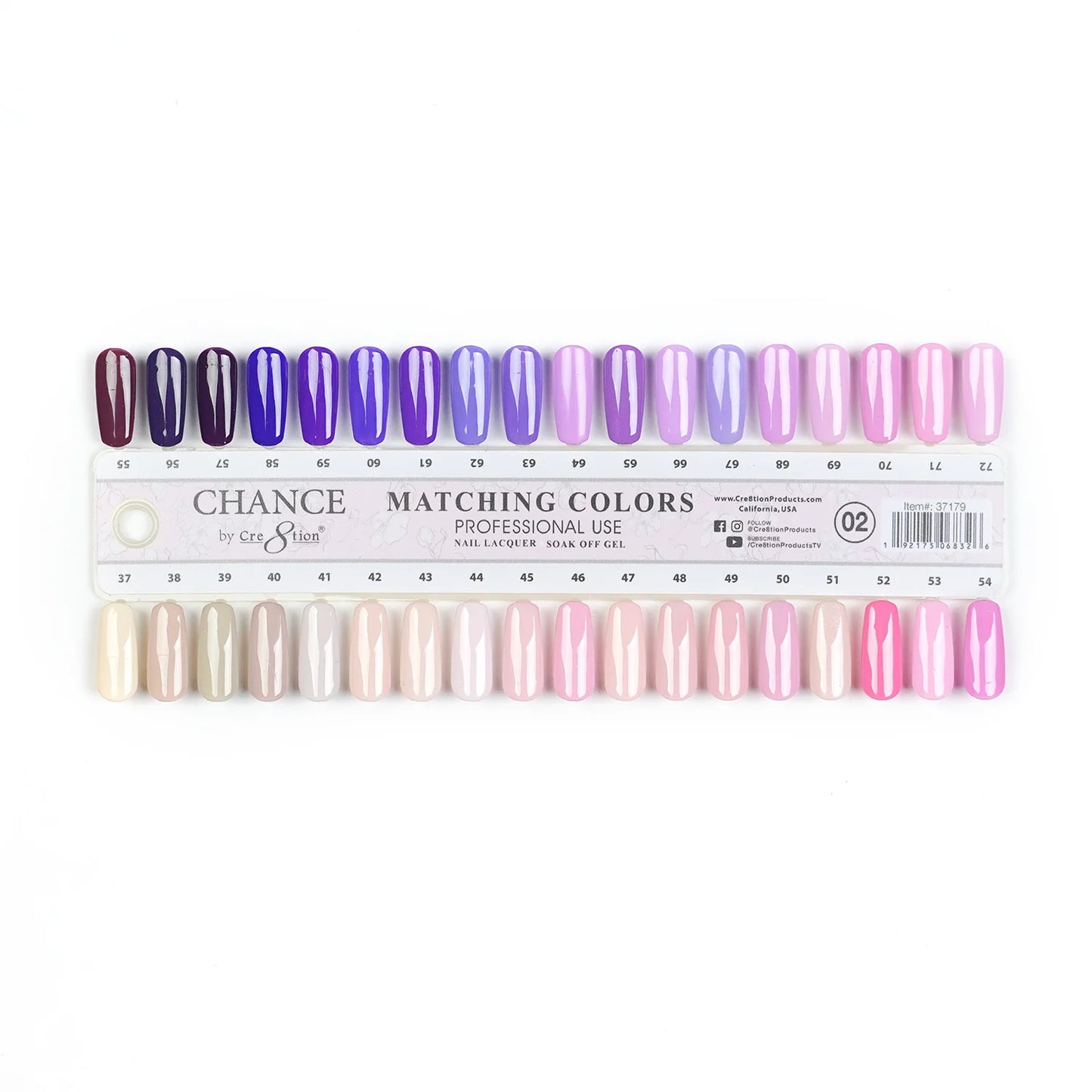 Chance Gel/Lacquer Duo Bundle (396 colors) + FREE 2 set of color charts