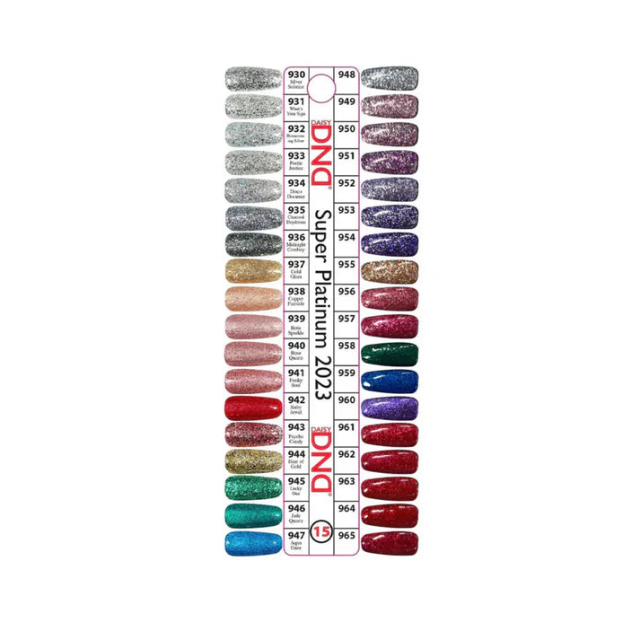 DND Gel/Lacquer Duo Bundle (576 colors ) + FREE 5 set color charts