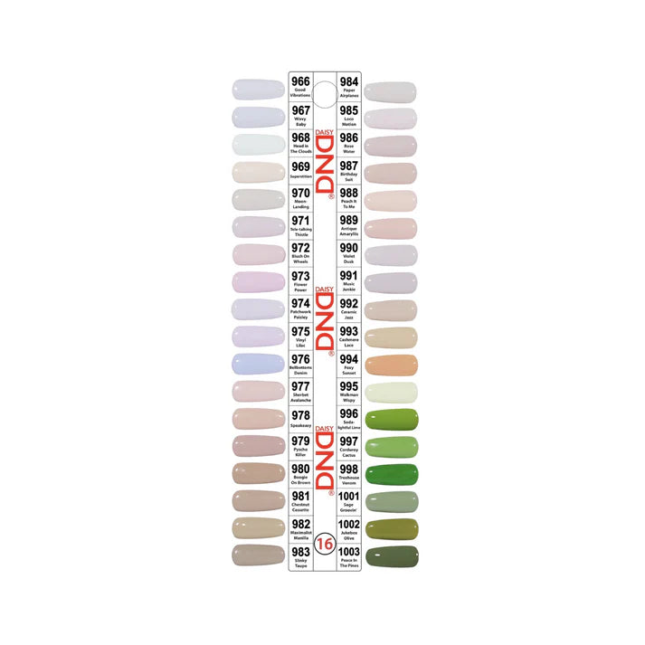 DND Gel/Lacquer Duo Bundle (576 colors ) + FREE 5 set color charts