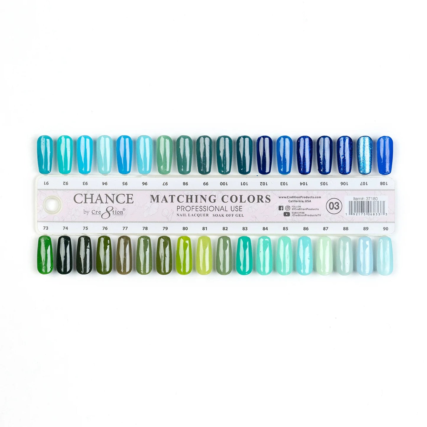 Chance Gel/Lacquer Duo Bundle (396 colors) + FREE 2 set of color charts