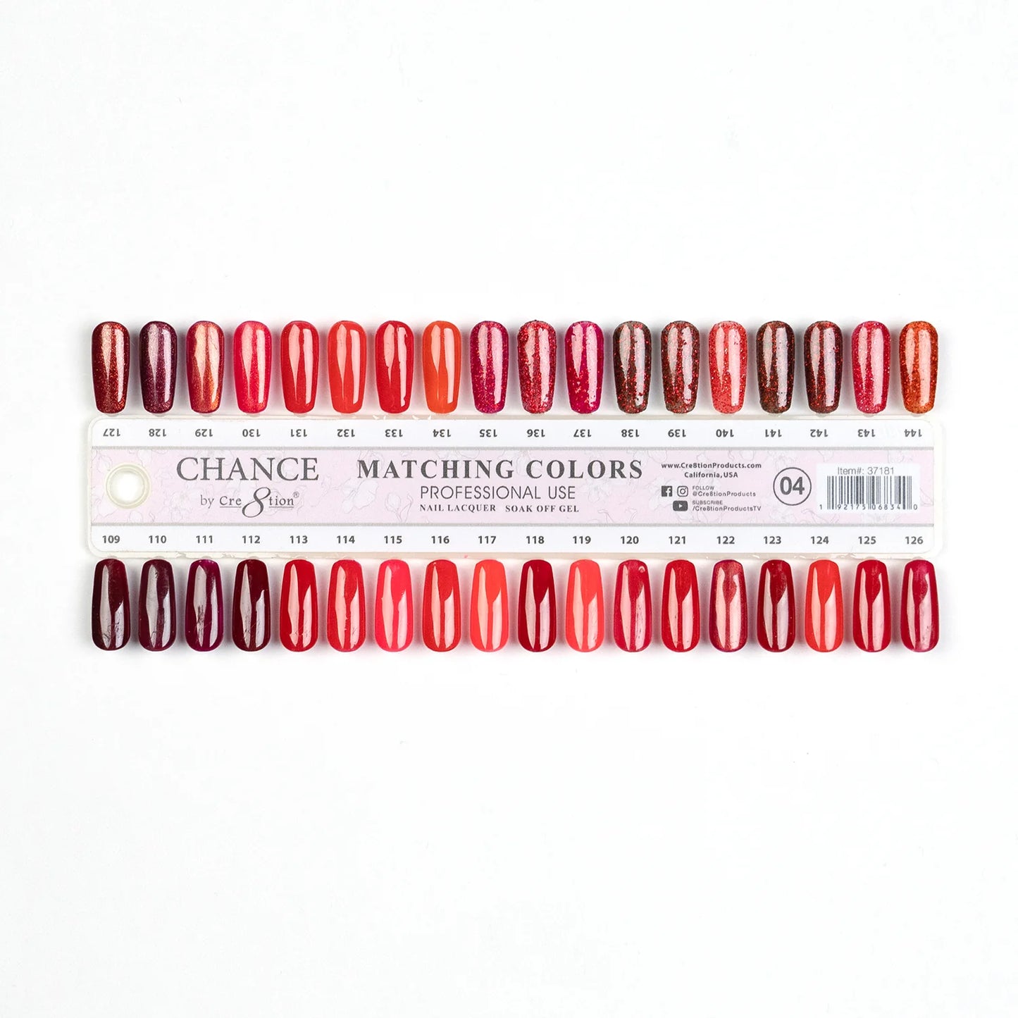 Chance Gel/Lacquer Duo Bundle (396 colors) + FREE 2 set of color charts