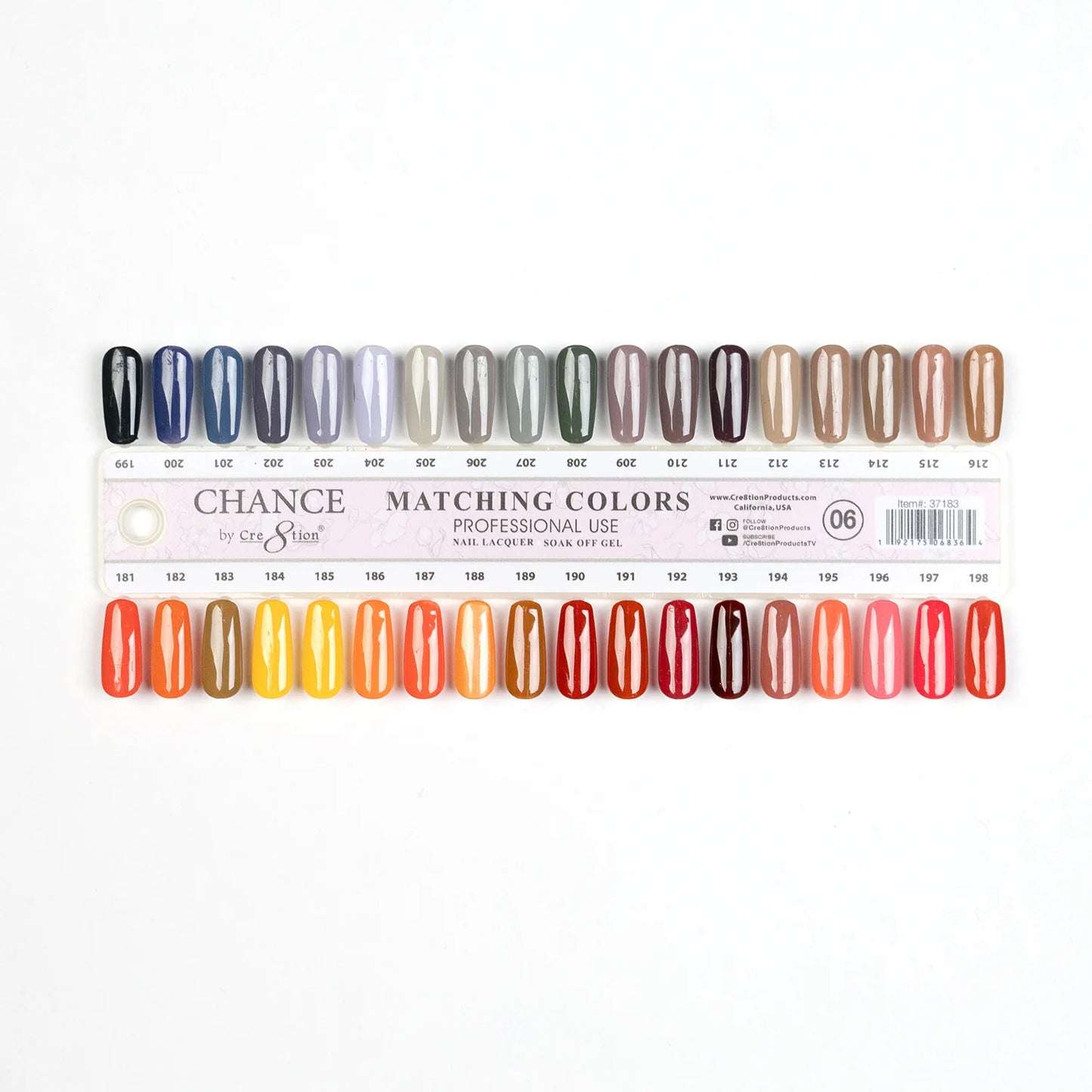 Chance Gel/Lacquer Duo Bundle (396 colors) + FREE 2 set of color charts