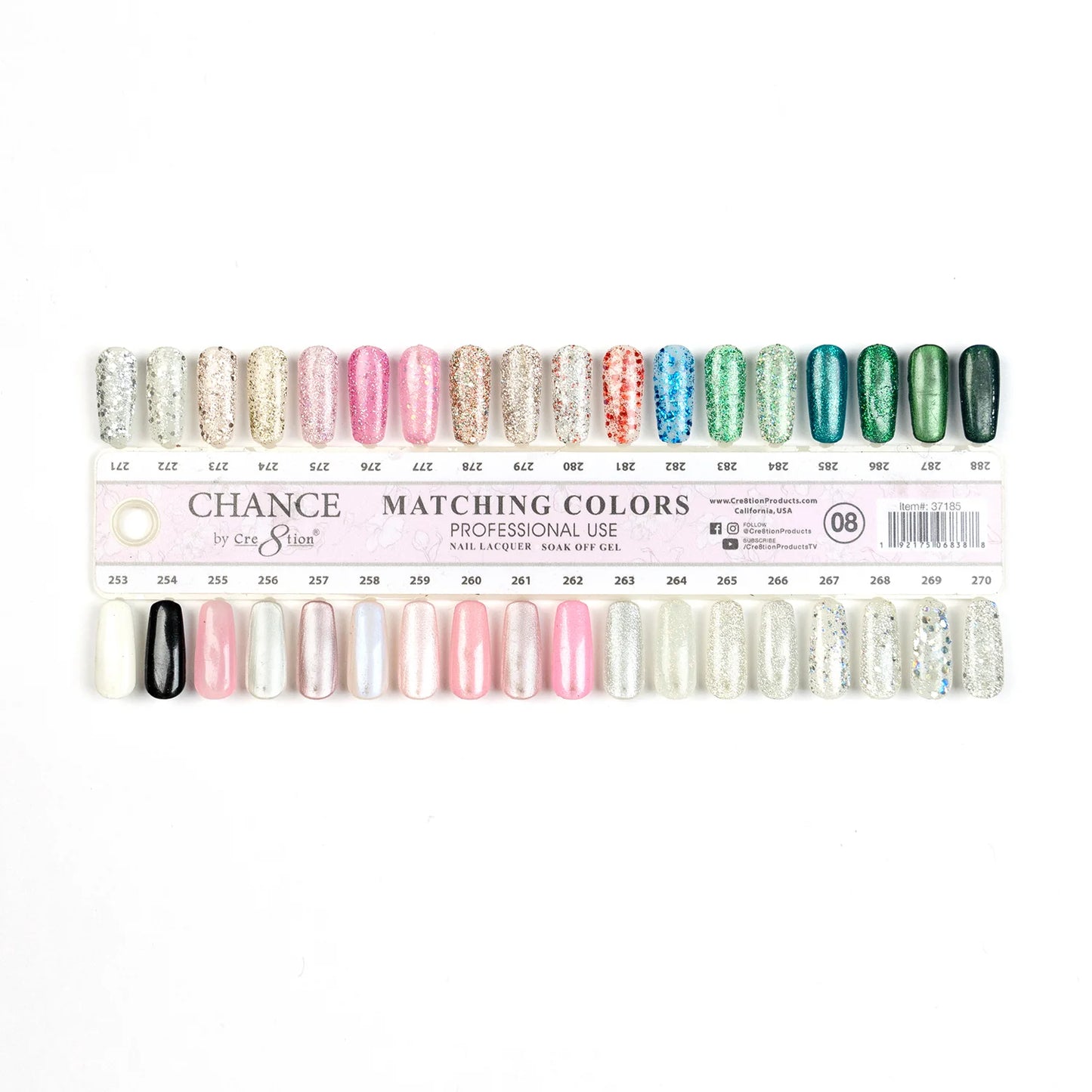 Chance Gel/Lacquer Duo Bundle (396 colors) + FREE 2 set of color charts