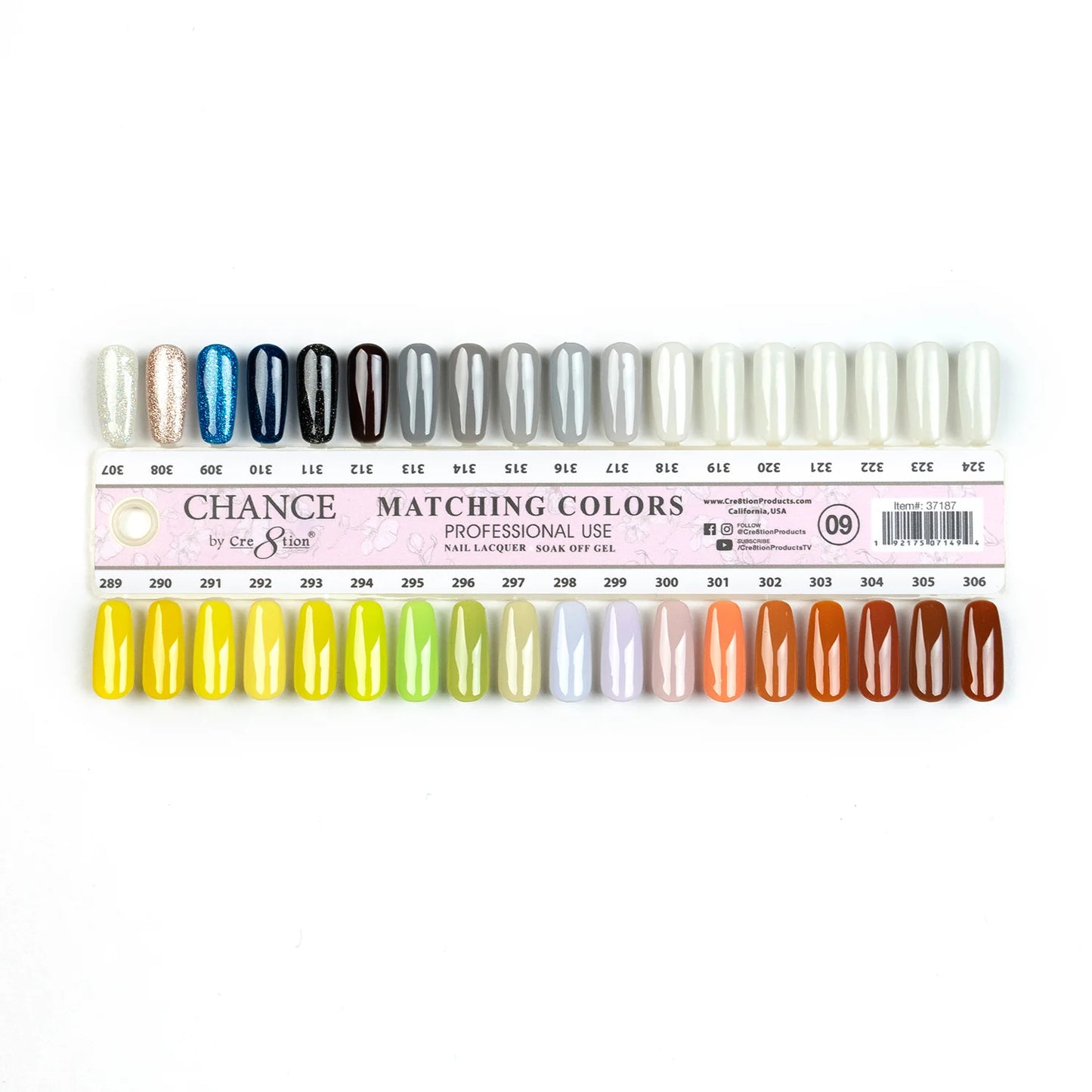 Chance Gel/Lacquer Duo Bundle (396 colors) + FREE 2 set of color charts