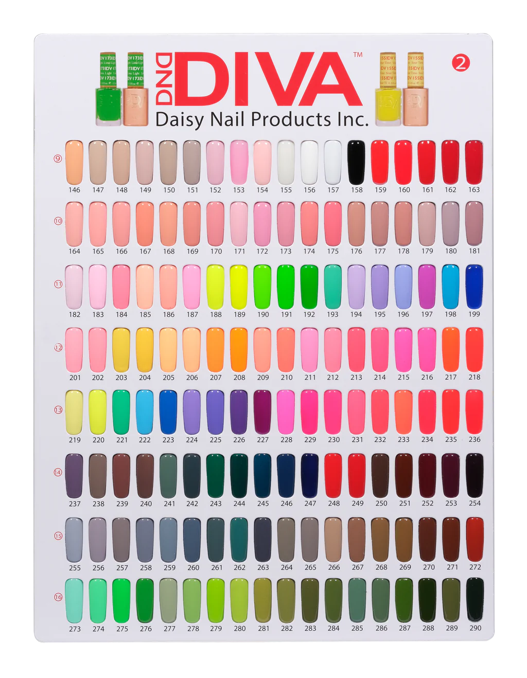 DND Duo Diva Collection (288 colors available)