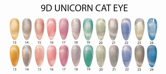 9D Unicorn Cat Eye Set (12 colors)